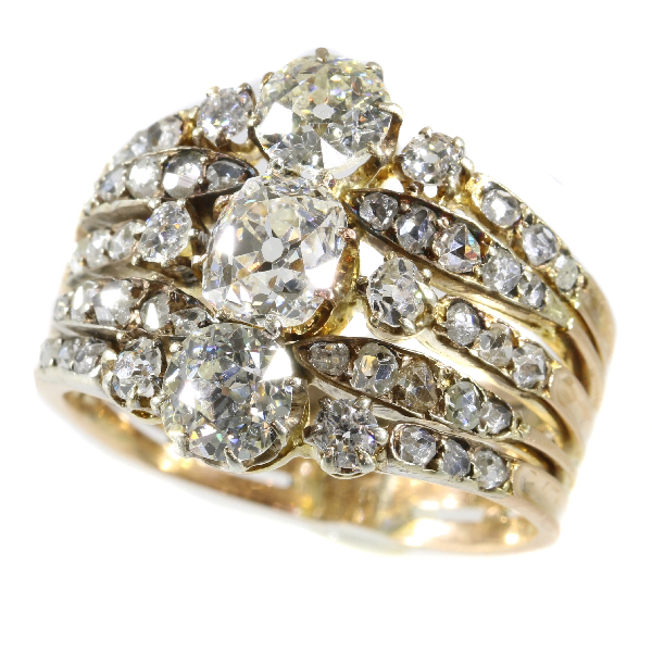 Astounding Victorian diamond ring